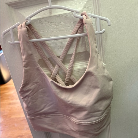 Lululemon Light Pink Sports Bra - Picture 1 of 4